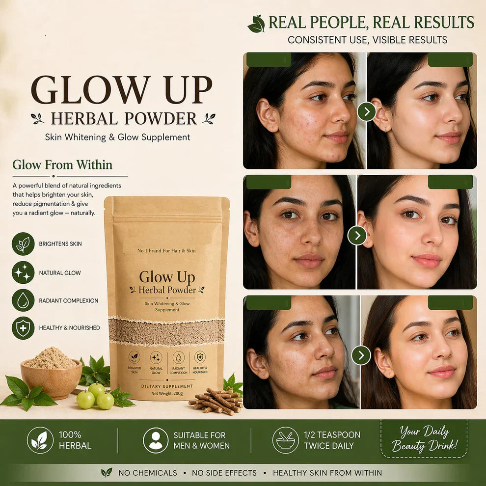 Bari Eid Bari Sale - Glow up Herbal Powder - 50% off