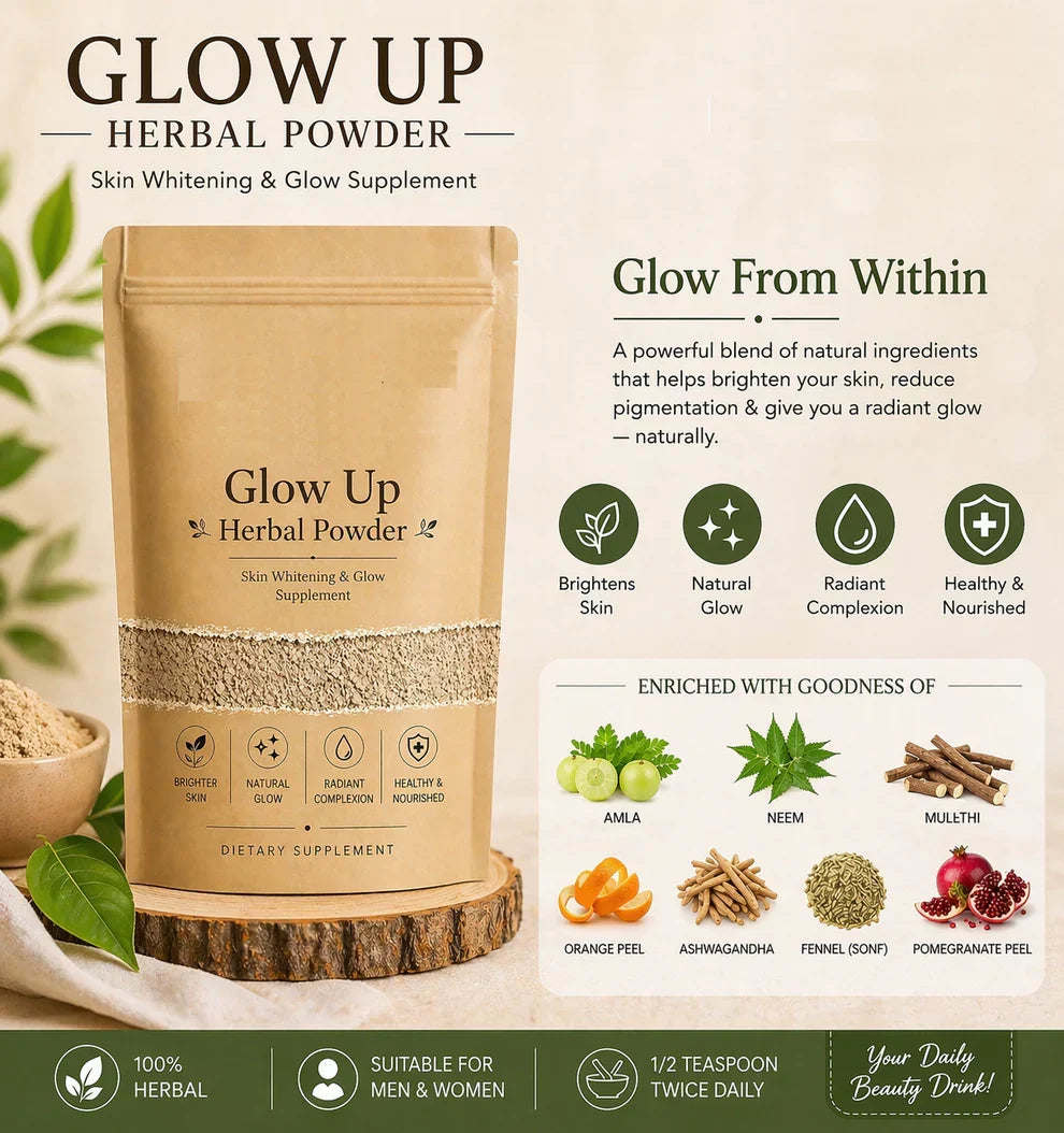 Bari Eid Bari Sale - Glow up Herbal Powder - 50% off